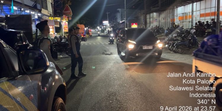 Antisipasi Gangguan Kamtibmas, Personel Sat Samapta Polres Palopo Gelar Patroli