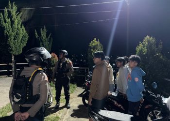 Antisipasi Tawuran, Bali dan Kriminalitas, Sat Samapta Polres Tana Toraja Intensifkan Patroli