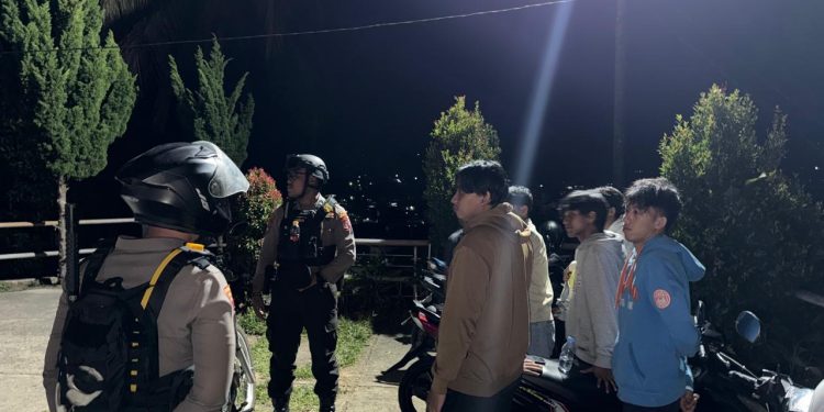 Antisipasi Tawuran, Bali dan Kriminalitas, Sat Samapta Polres Tana Toraja Intensifkan Patroli