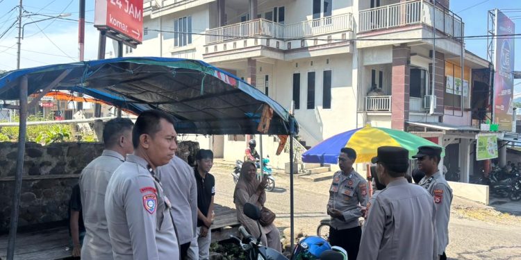 Sat Binmas Polres Soppeng Gencarkan Himbauan Kamtibmas di Wilayah Lalabata