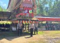Polres Tana Toraja Gelar Upacara Persemayaman Secara Kedinasan Kapten Purn A.R Pangloli
