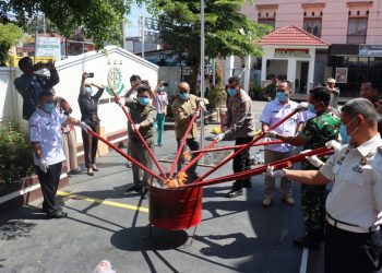 Waka Polres Tana Toraja Hadiri Pemusnahan BB Yang Telah Berkekuatan Hukum Tetap