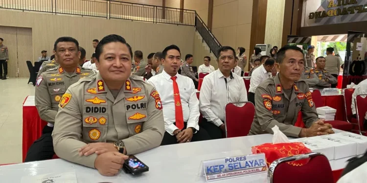 Kapolres Kepulauan Selayar Hadiri GO Triwulan I Yang Dibuka Langsung Oleh Kapolda Sulsel
