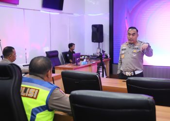 Dirlantas Polda Sulsel Pimpin Rapat Operasi Kontigensi Aman Nusa-1 Persiapan Pam May Day