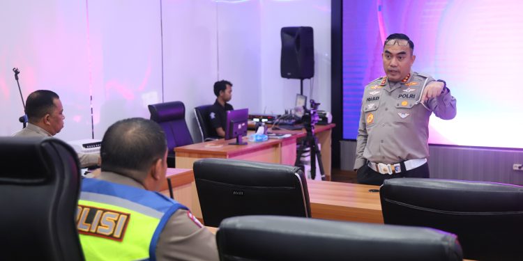 Dirlantas Polda Sulsel Pimpin Rapat Operasi Kontigensi Aman Nusa-1 Persiapan Pam May Day