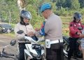 Propam Polres Toraja Utara Periksa Kelengkapan Kendaraan dan Berkendara Personel