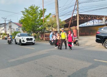 Jaga Kelancaran Arus Lalin, Satlantas Polres Palopo Gelar Gatur di Sejumlah Titik