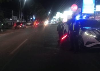 Patroli Biru di Jalan Poros, Kasat Lantas Polres Jeneponto: Mari Tertib Berlalu Lintas