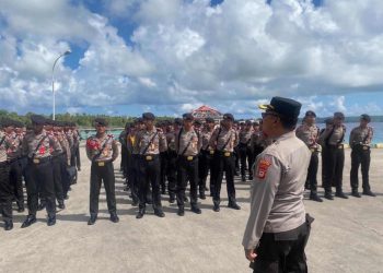 Kabag SDM Polres Selayar Terima 75 Siswa Latja SPN Polda Sulsel