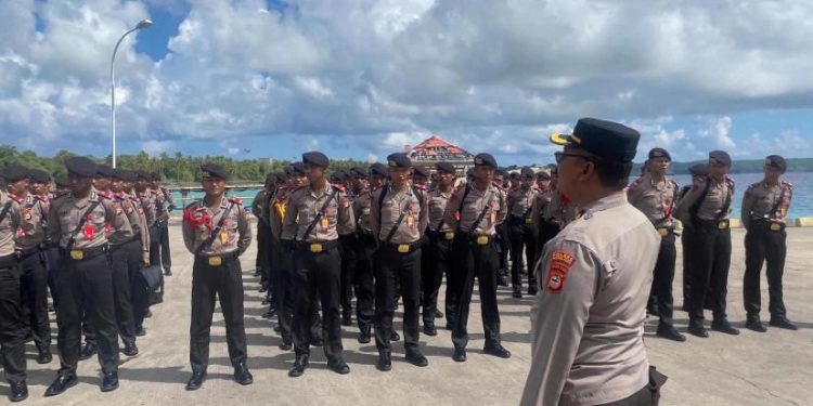 Kabag SDM Polres Selayar Terima 75 Siswa Latja SPN Polda Sulsel