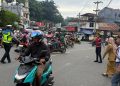 Satlantas dan Samapta Polres Tana Toraja Laksanakan Pengaturan Arus Lalu Lintas