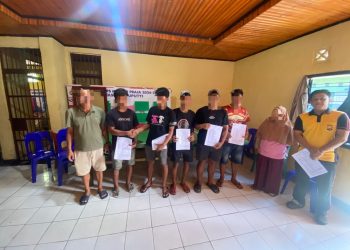 Bhabinkamtibmas Polres Tator, Selesaikan Perselisihan Warga di Saluputti
