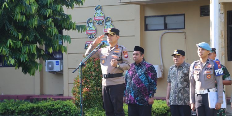 Kapolres Maros Pimpin Apel Gelar Pasukan Pengamanan MTQ XXXIV Sulsel