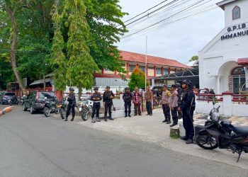 Polres Parepare Kerahkan Personel Untuk Amankan Ibadah Jumat Agung