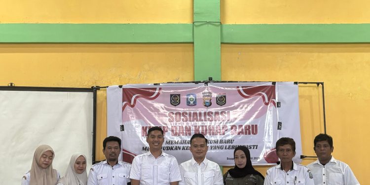 Kasat Reskrim Polres Soppeng Sosialisasi KUHP dan KUHAP Baru ke Masyarakat Lalabata