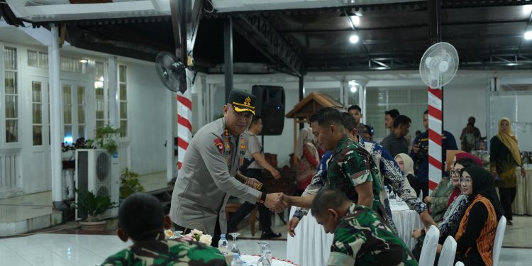 ‎Kapolres Pinrang Hadiri Kunker Pangdam XIV/Hasanuddin, Resmikan Renovasi Kantor Kodim 1404