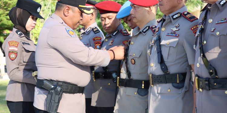 Kapolres Jeneponto Pimpin Sertijab Kabag, Kasat, Kasi dan Kapolsek