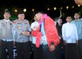 Kapolres Sidrap Hadiri Pelepasan Jamaah Haji Kloter 40