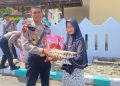 Siswa SPN di Polres Selayar Gelar Baksos Bagi Sembako Jelang Penutupan Latja