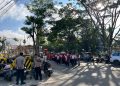 Personel Polres Tana Toraja Pam dan Gatur Lalin di Rangkaian International Nurses Day