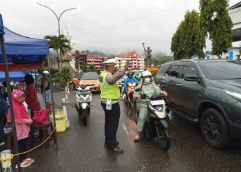 Personel Polres Tator Gelar Pengamanan dan Gatur Lalu Lintas di Car Free Day