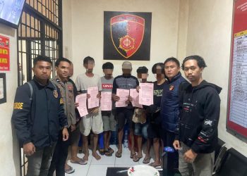 Tim Resmob Polres Toraja Utara Amankan 6 Pelaku Judi di Lokasi Adu Kerbau Tondon Langi’