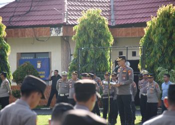 Peringatan May Day, Jajaran Polres Bulukumba Gelar Apel Siaga