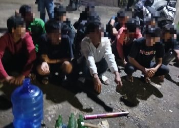 Tim Gabungan Polres Maros Tangkap Komplotan Geng Motor, Sajam dan Samurai Diamankan