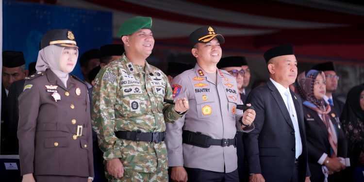 Wujud Sinergi, Kapolres Sidrap Hadiri Upacara Harkitnas ke-118