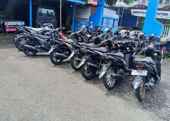 Kasat Lantas Polres Palopo Bubarkan Balap Liar, 9 Motor Diamankan
