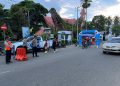 Hadir Berikan Pelayanan,Personel  Polres Tana Toraja Kawal Kelancaran Car Free Day