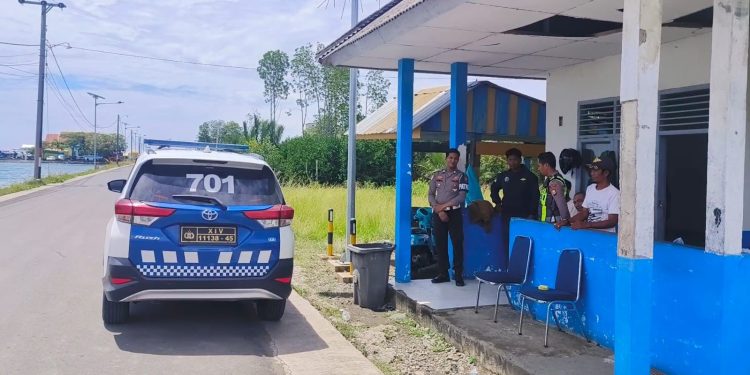 Unit Turjawali Satlantas Polres Wajo Gelar Gatur di Pelabuhan Bangsalae