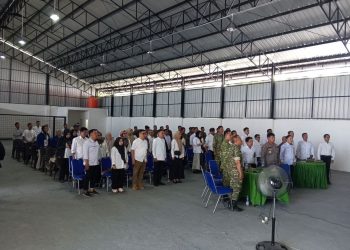 Kapolsek Ujung Polres Parepare Ikuti Peresmian 1.061 Koperasi Merah Putih Yang Dipimpin Presiden