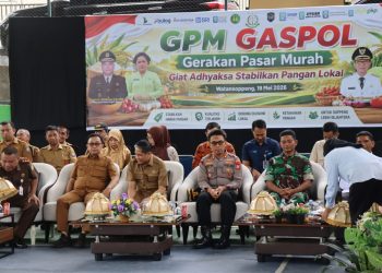 Kapolres Soppeng Hadiri Gerakan Pasar Murah Giat Adhyaksa Stabilkan Pangan Lokal