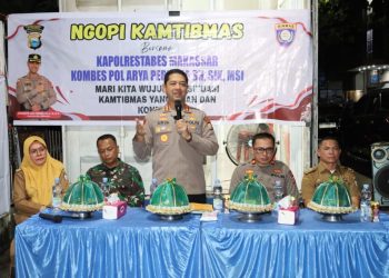 Kapolrestabes Makassar Ngopi Kamtibmas, Ajak Masyarakat Awasi Anak Agar Tidak Terlibat Geng Motor