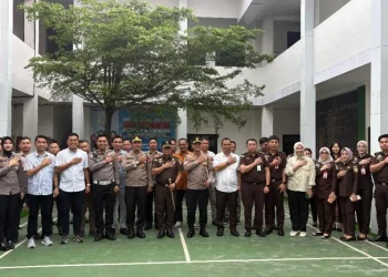 Pererat Silaturahmi, Kapolres Maros bersama PJU Hadiri Coffee Morning Dengan Kajari
