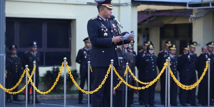 Waka Polrestabes Makassar Pimpin Upacara Hari Kebangkitan Nasional ke-118