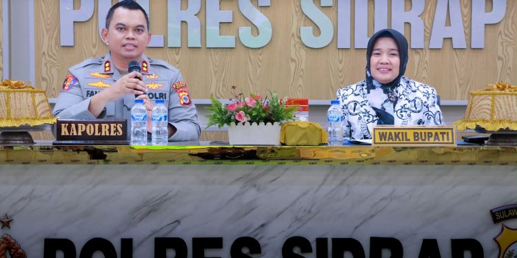 Kapolres Sidrap Terima Audiensi Ketua PGRI, Bahas Pengamanan Porseninjar 2026
