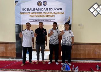 Kasat Narkoba Polres Soppeng Beri Penyuluhan Bahaya Narkoba di Rutan Kelas IIB