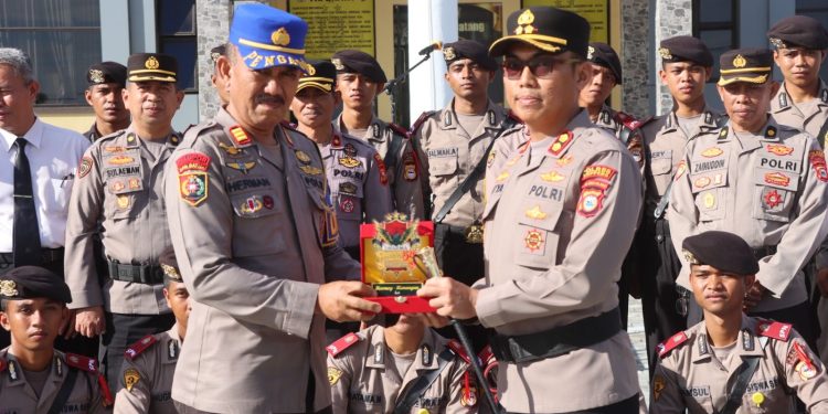 Kapolres Soppeng Tutup Latihan Kerja Siswa Diktukba Polri Angkatan 54 Tahun 2026