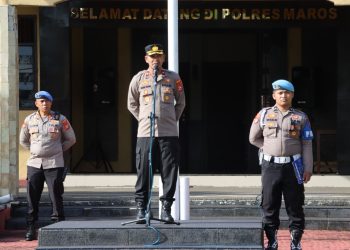 Wakapolres Maros Ajak Personel Intens Patroli Untuk Antisipasi Kejahatan Jalanan