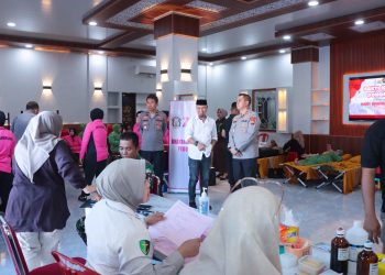 Wujud Nyata Polri Untuk Masyarakat, Polres Sidrap Gelar Bakti Kesehatan Donor Darah