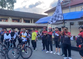 Kapolres Sukses Gelar Selayar Bike Presisi Rangkaian Peringatan Hari Bhayangkara ke-80