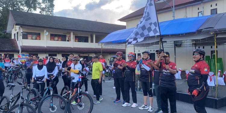Kapolres Sukses Gelar Selayar Bike Presisi Rangkaian Peringatan Hari Bhayangkara ke-80