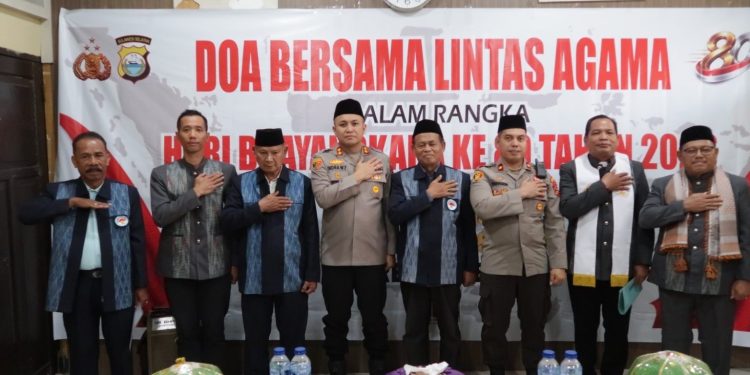 Peringati Hari Bhayangkara ke-80, Kapolres Parepare Libatkan FKUB Untuk Doa Bersama