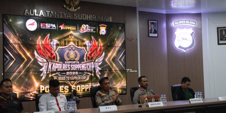 Dalam Rangka HUT Bhayangkara ke-80, Polres Soppeng Gelar Turnamen Esports Kapolres Cup 2026