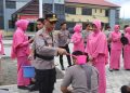 Kapolres Soppeng Pimpin Upacara Kenaikan Pangkat 34 Personel