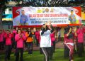 Semarak HUT Bhayangkara ke-80, Polres Luwu Satukan Semangat Pengabdian Lewat Jalan Sehat dan Senam Bersama