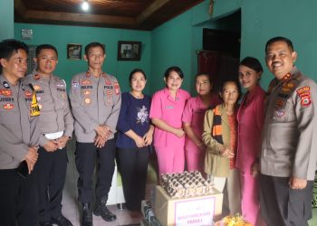 Kapolres Torut Anjangsana ke Purnawirawan dan Warakawuri