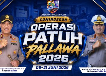 Catat! Ditlantas Polda Sulsel Akan Gelar Operasi Patuh Pallawa, Ini Sasaran Prioritas Penindakan